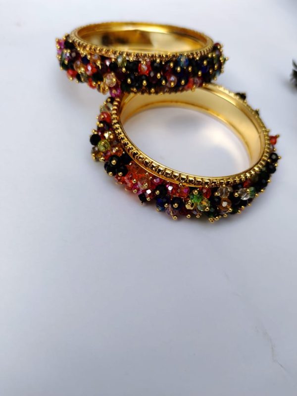 Sparkling Crystal Bangles for Women – Bridal & Party Wear Jewelry Set - Image 7